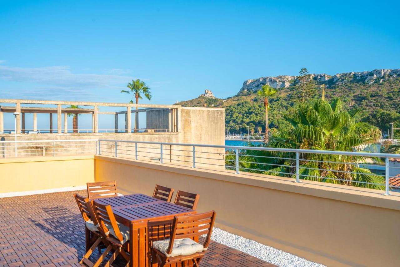 Terrazza Sella Del Diavolo - Vista Mare - Wifi Ac Apartment Каляри Екстериор снимка