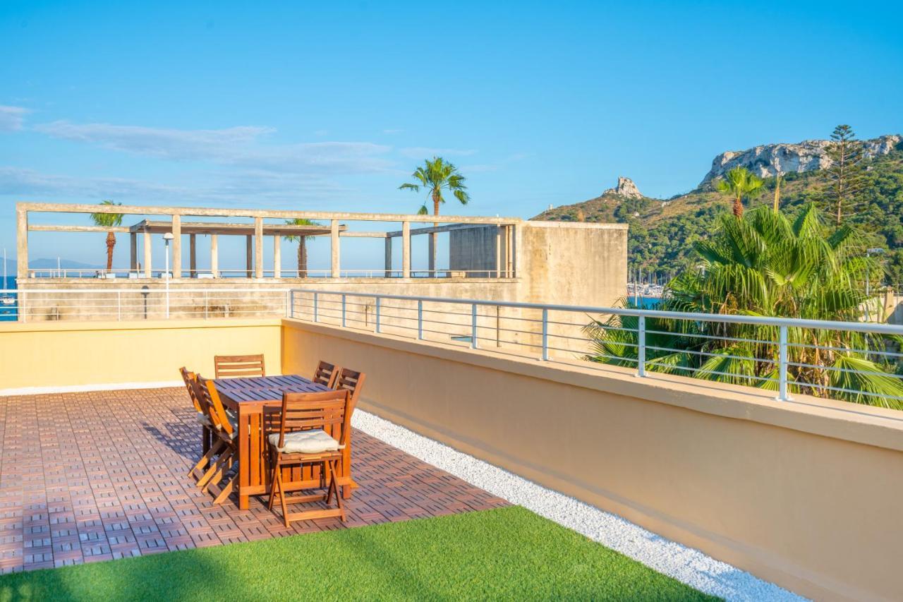 Terrazza Sella Del Diavolo - Vista Mare - Wifi Ac Apartment Каляри Екстериор снимка